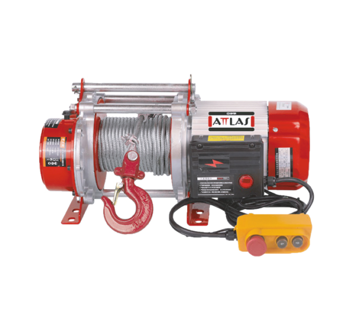 ATTLAS ATEV 1500 ELEKTRIKLI VINÇ 750-1500KG %100 BAKIR SARGI 4000W 30M HALAT